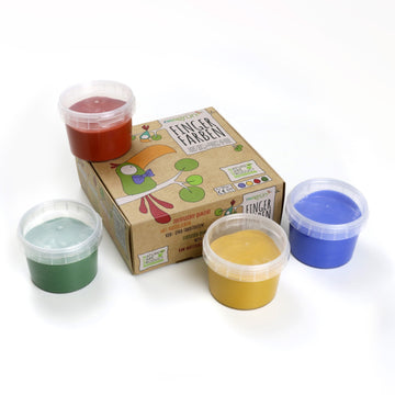 Peinture aux doigts - Coffret de 4 pots