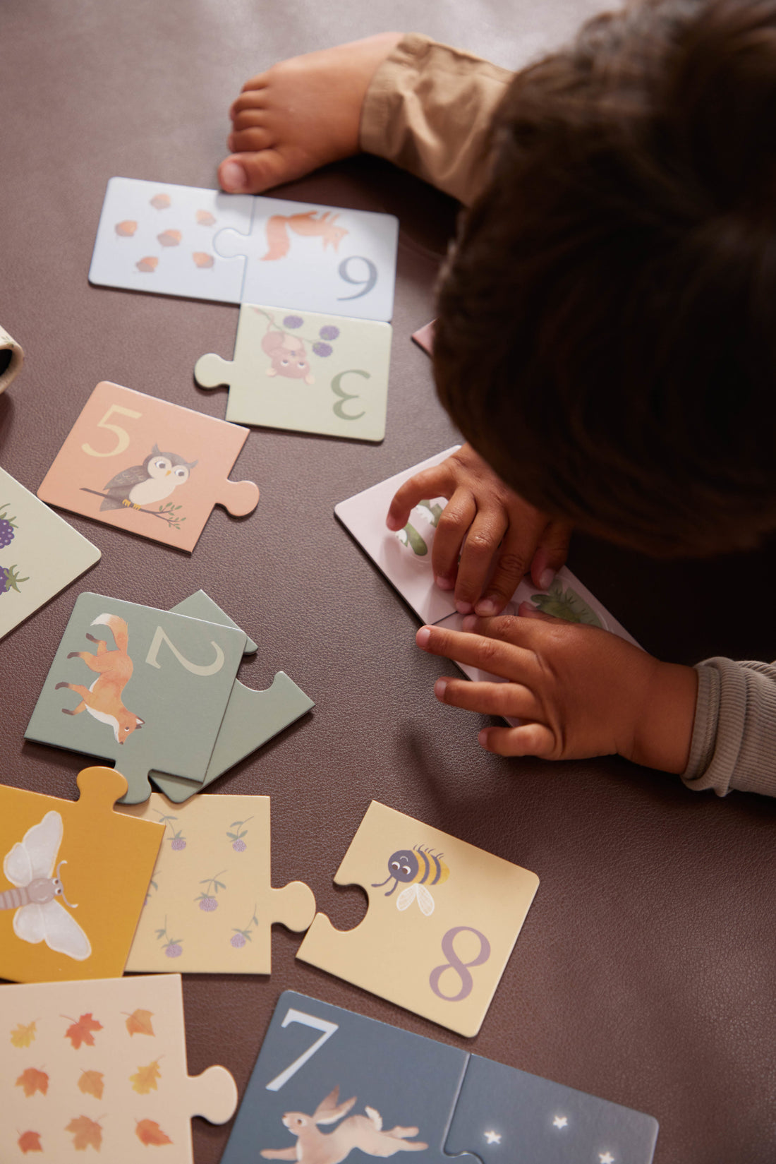 Puzzle Apprendre à compter - Animaux nordiques